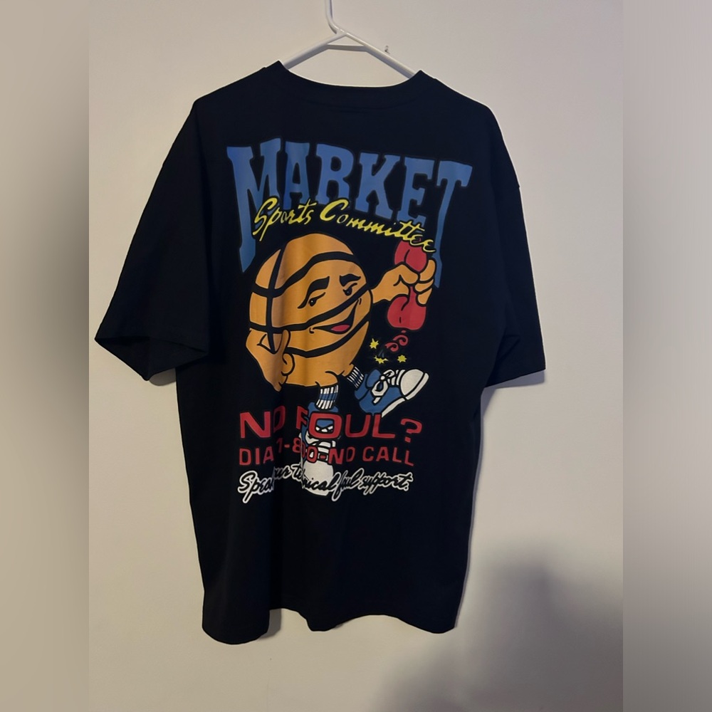 Market basketball shirt